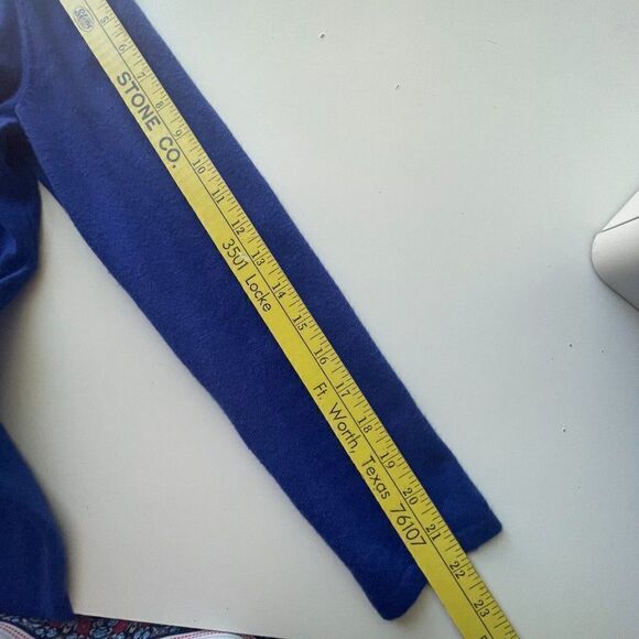 Chico's Easywear Open Front Lightweight Cardigan Royal Blue Size 1 - Picture 4 of 6